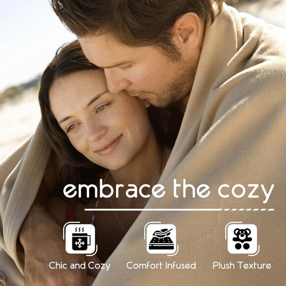 WestPoint Home Vellux Nylon Blanket Color: Tan, Size: King - Picture 6 of 8